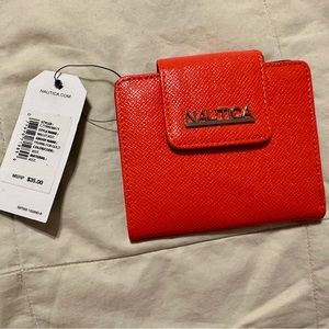 Orange nautical wallet